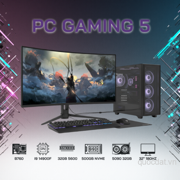 Cấu hình cho thuê máy tính Gaming 5